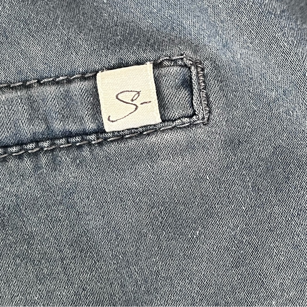 Supplies Blue Jean Shorts with Drawstring SZXL - Picture 3 of 6